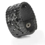 Bracelet de Force de Haute Qualité en Cuir - Bracelet Homme ancre