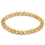 Bracelet Citrine Naturelle pour Homme en Perles - Mon Bracelet Homme