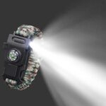 Bracelet de Survie en Paracorde Avec Boucle en Plastique et Lumière LED Joziah - Mon Bracelet Homme