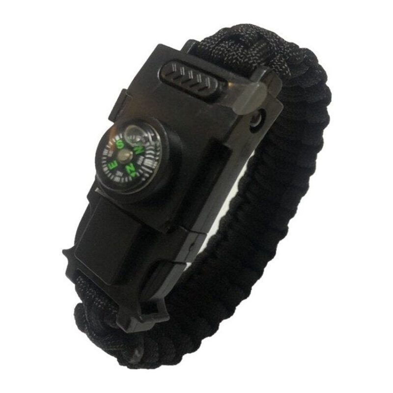 Bracelet de Survie en Paracorde Avec Boucle en Plastique et Lumière LED Pierce - Mon Bracelet Homme