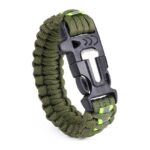 Bracelet de Survie en Paracorde Avec Grattoir et Sifflet Gage - Mon Bracelet Homme