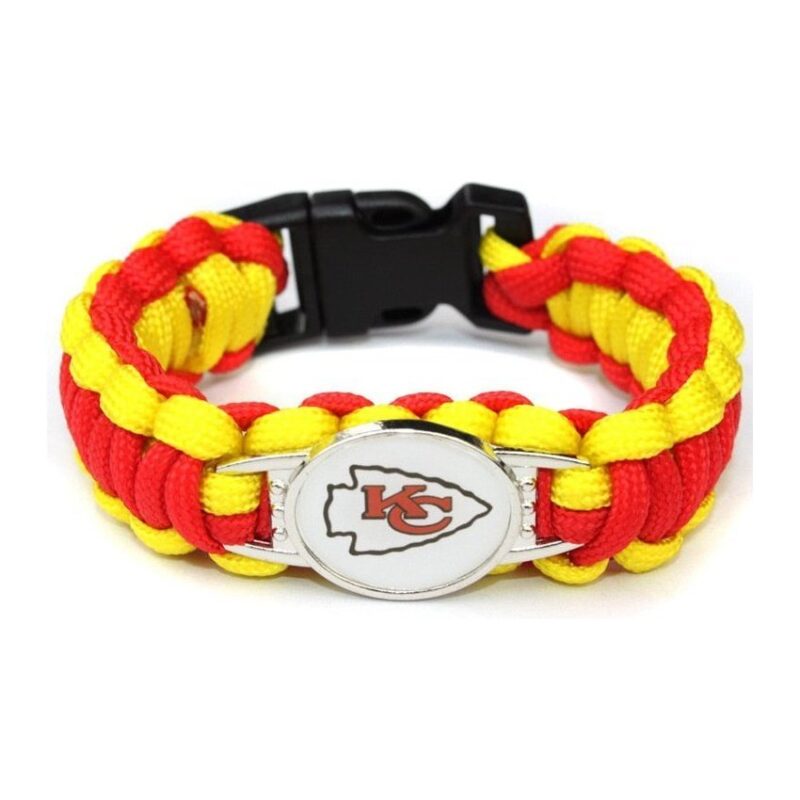 Bracelet de Survie en Paracorde Avec Logo Équipe de Foot US Aries - Mon Bracelet Homme