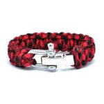 Bracelet de Survie en Paracorde Avec Manille en Acier Inoxydable William - Mon Bracelet Homme