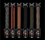 Bracelet de Survie en Paracorde de 7 Brins Avec Boussole Lumière LED Sifflet et Grattoir Gerald - Mon Bracelet Homme