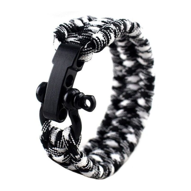 Bracelet de Survie en Paracorde Pouvant Supporter Jusqu'à 300 Kilos Manuel - Mon Bracelet Homme