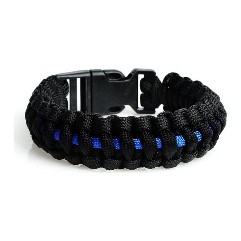 Bracelet de Survie Noir en Paracorde Tressée Memphis - Mon Bracelet Homme