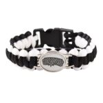 Bracelet de Survie Tressé Logo Équipe Basketball Abraham