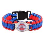 Bracelet de Survie Tressé Logo Équipe Basketball Jaxen