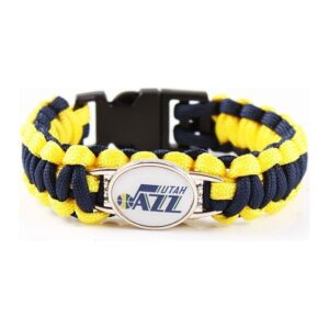 Bracelet de Survie Tressé Logo Équipe Basketball Krew - Mon Bracelet Homme