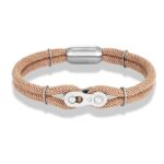 Bracelet en Corde Marron Avec Maillon Chaîne de Moto Harry - Mon Bracelet Homme