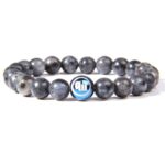 Bracelet Labradorite Signe Astrologique Vierge pour Homme en Perles - Mon Bracelet Homme