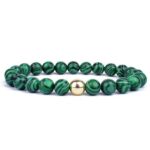 Bracelet Malachite Véritable pour Homme en Perles - Mon Bracelet Homme