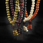Bracelet Perle de Bois pour Homme Noir et Rouge - Mon Bracelet Homme