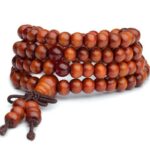 Bracelet Perle de Bois Rouge pour Homme - Mon Bracelet Homme